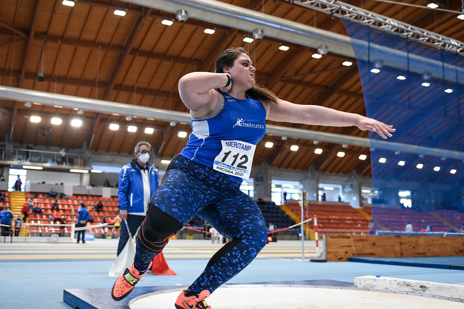 Anna Musci Campionessa Italiana Allieve Getto del Peso Indoor